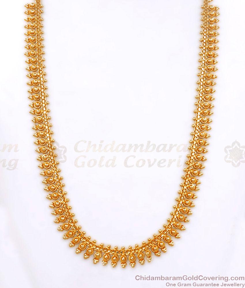 Buy Traditional Gold Kerala Haram Mullai Poo Collections Online HR2685