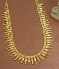 High Quality Gold Tone Haram Mullaipoo Kerala Bridal Collections HR2688 High Quality Gold Tone Haram Mullaipoo Kerala Bridal Collections HR2688