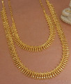 Beautiful Mullaipoo Gold Plated Haram Necklace Bridal Combo Set HR2697