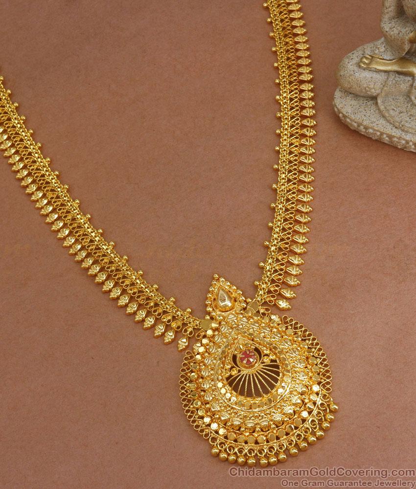 22K Gold Mullaipoo Haram Kerala Bridal Collections Shop Online HR2710