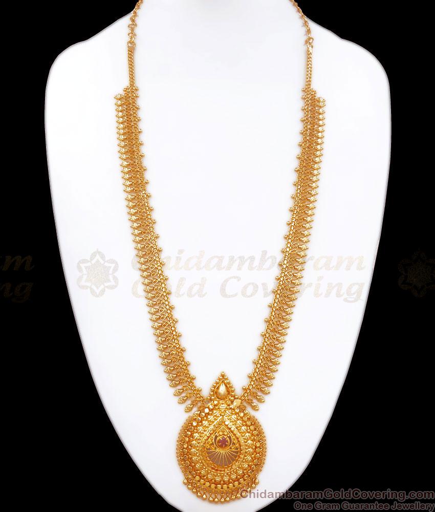 22K Gold Mullaipoo Haram Kerala Bridal Collections Shop Online HR2710