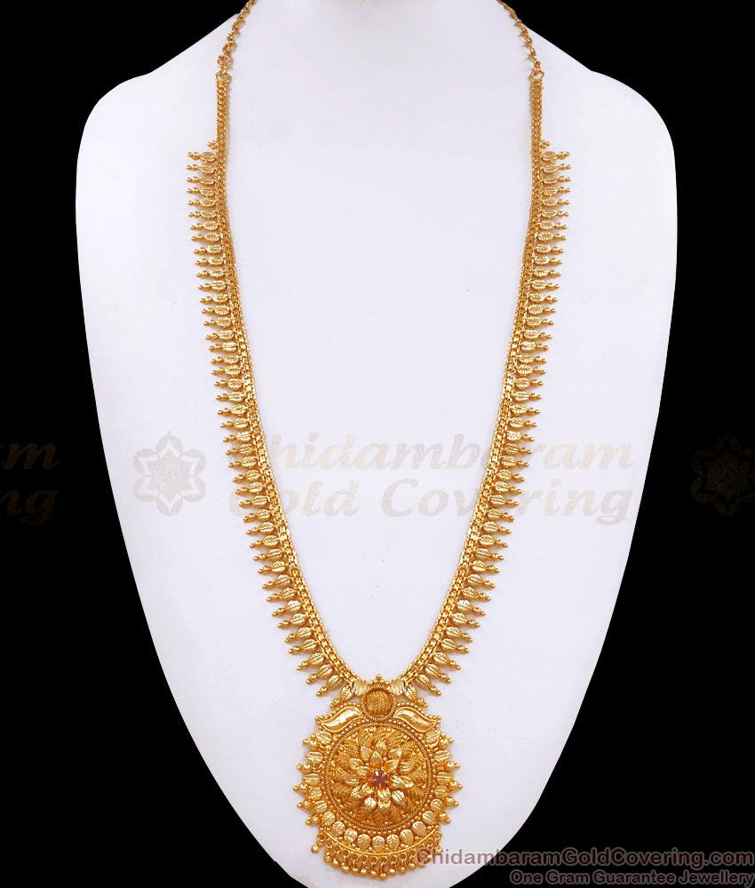 Traditional One Gram Gold Haram Mullaipoo Kerala Designs Shop Online HR2713