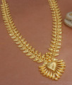 Long One Gram Gold Kerala Haram Pattern Bridal  Jewelry HR2722