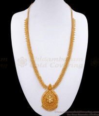 Single White Stone Gold Plated Haram Collections Shop Online HR2741 Single White Stone Gold Plated Haram Collections Shop Online HR2741