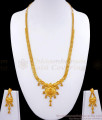 Beautiful Two Gram Gold Haram Earring Combo Calcutta Bridal Jewelry HR2744