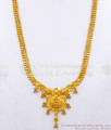 Beautiful Two Gram Gold Haram Earring Combo Calcutta Bridal Jewelry HR2744