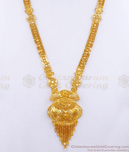 Gold Haram Designs Rani Haar 30 Gram Luxurious Rani Haar 24k Gold