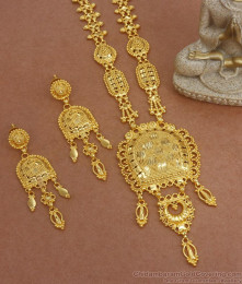 Premium Arabic Forming Gold Rani Haram Earrings Bridal Combo Set HR2754 Premium Arabic Forming Gold Rani Haram Earrings Bridal Combo Set HR2754