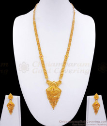 Real 2 Gram Gold Rani Haram Earring Combo Ruby Stone Pattern HR2762 Real 2 Gram Gold Rani Haram Earring Combo Ruby Stone Pattern HR2762
