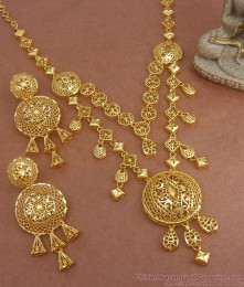 Arabic Designs Two Gram Gold Haram Dangler Earrings Combo Bridal Set Shop Online HR2767 Arabic Designs Two Gram Gold Haram Dangler Earrings Combo Bridal Set Shop Online HR2767