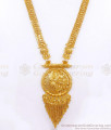 Grand 916 Gold Pattern Forming Gold Bridal Haram Earring Set HR2772