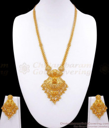 Premium Realistic Gold Tone Haram Earring Combo Hanging Beads Forming Collections HR2774 Premium Realistic Gold Tone Haram Earring Combo Hanging Beads Forming Collections HR2774