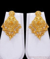 Premium Realistic Gold Tone Haram Earring Combo Hanging Beads Forming Collections HR2774