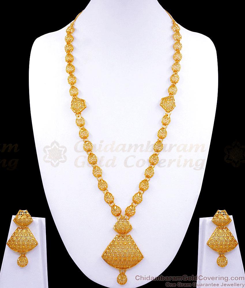 Arabic Design Gold Haram Full Bridal Combo Set Shop Online HR2775