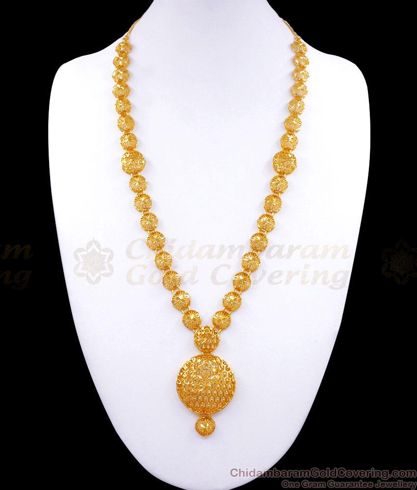 Arabian Bridal Design Forming 2 Gram Gold Haram Set Shop Online HR2777