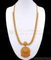 Elegant Gold Plated Calcutta Haram White Stone Bridal Collections Shop Online HR2784