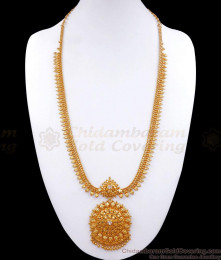 Elegant Gold Plated Calcutta Haram White Stone Bridal Collections Shop Online HR2784