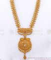 Attractive 1 Gram Gold Haram Mango Pattern Calcutta Bridal Jewelry HR2785
