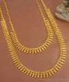 Traditional 1 Gram Gold Haram Necklace Combo Kerala Bridal Collections HR2793