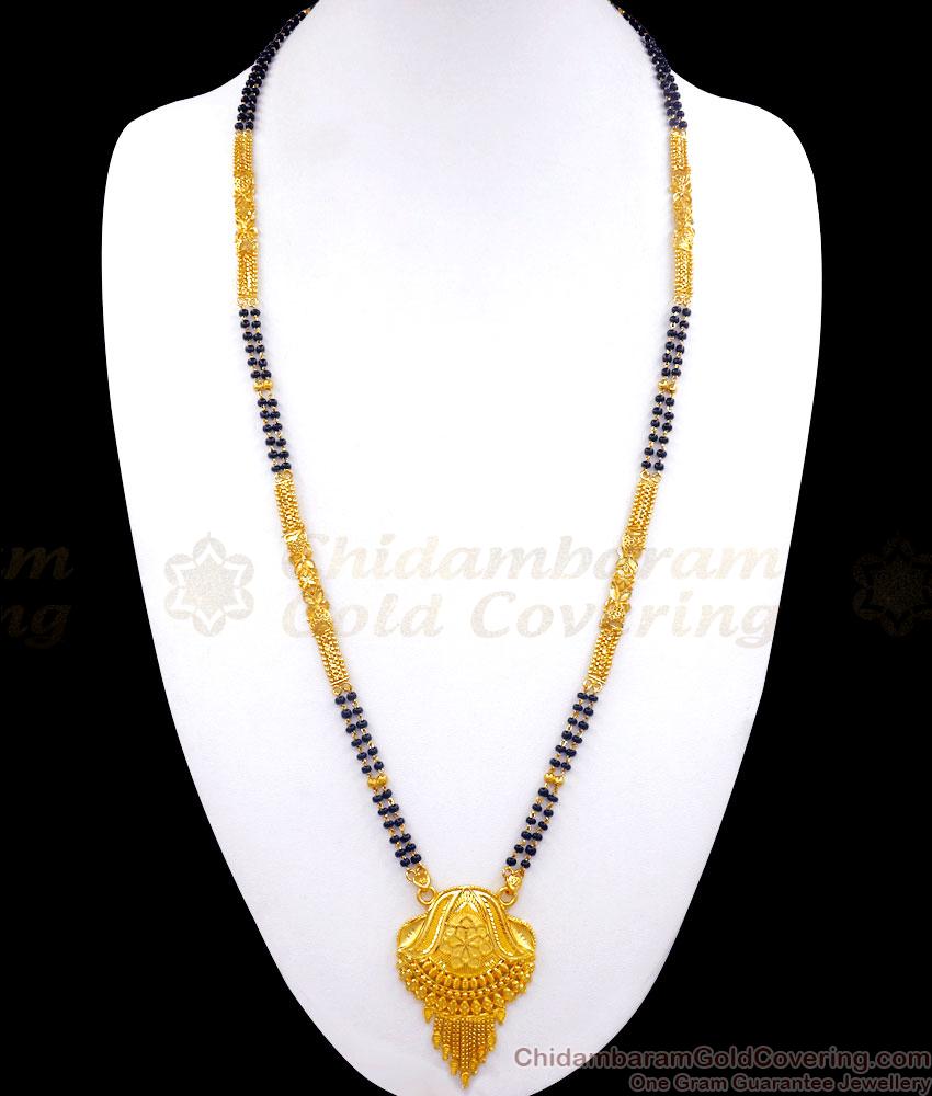 Womens Forming Gold Mangalsutra Haram Bridal Collections Shop Online HR2812
