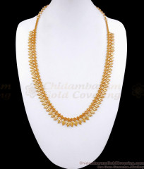 Elegant Kerala Gold Haram Handcrafted Designs For Function Wear HR2820 Elegant Kerala Gold Haram Handcrafted Designs For Function Wear HR2820