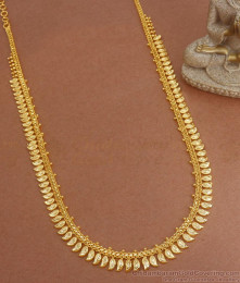 Real Gold Tone Kerala Haram Small Leafs Designs Shop Online HR2821
