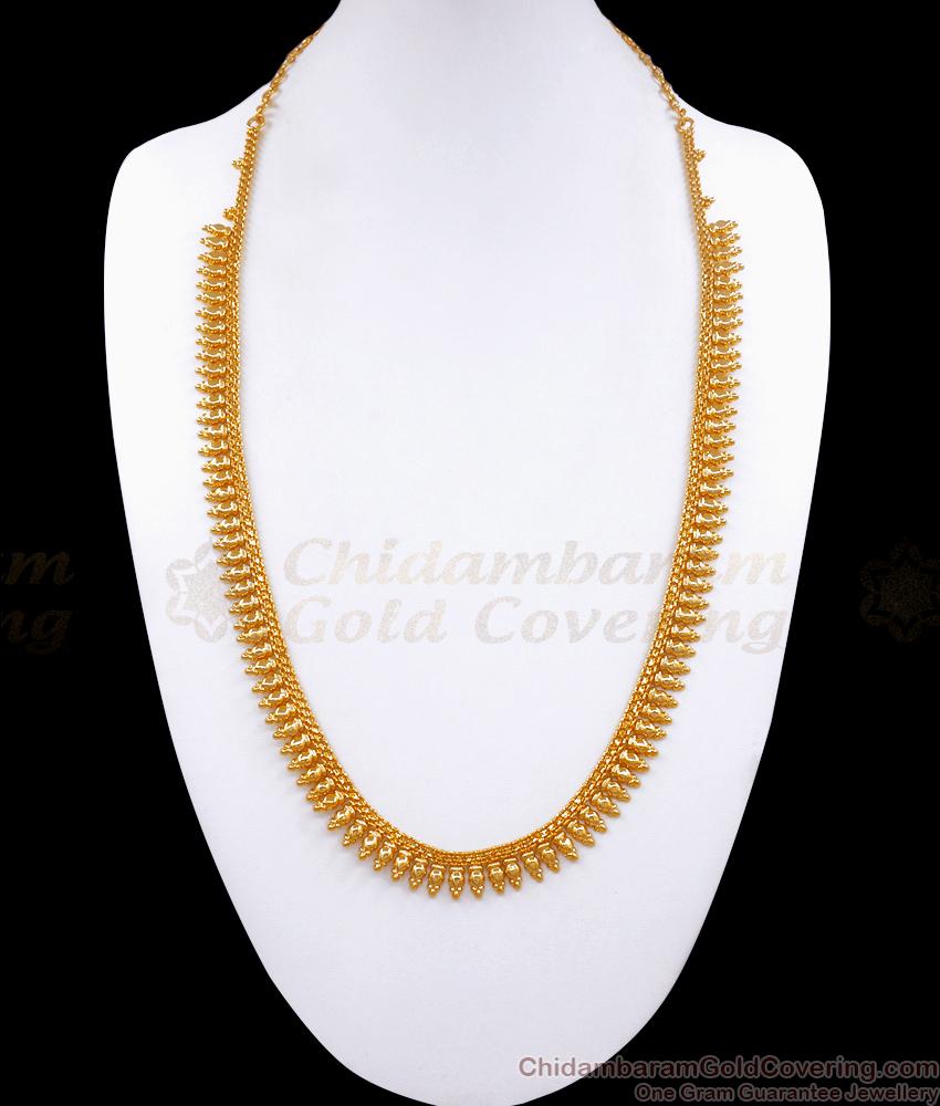 Latest Gold Imitation Haram Mullai Beads Kerala Pattern Shop Online HR2826