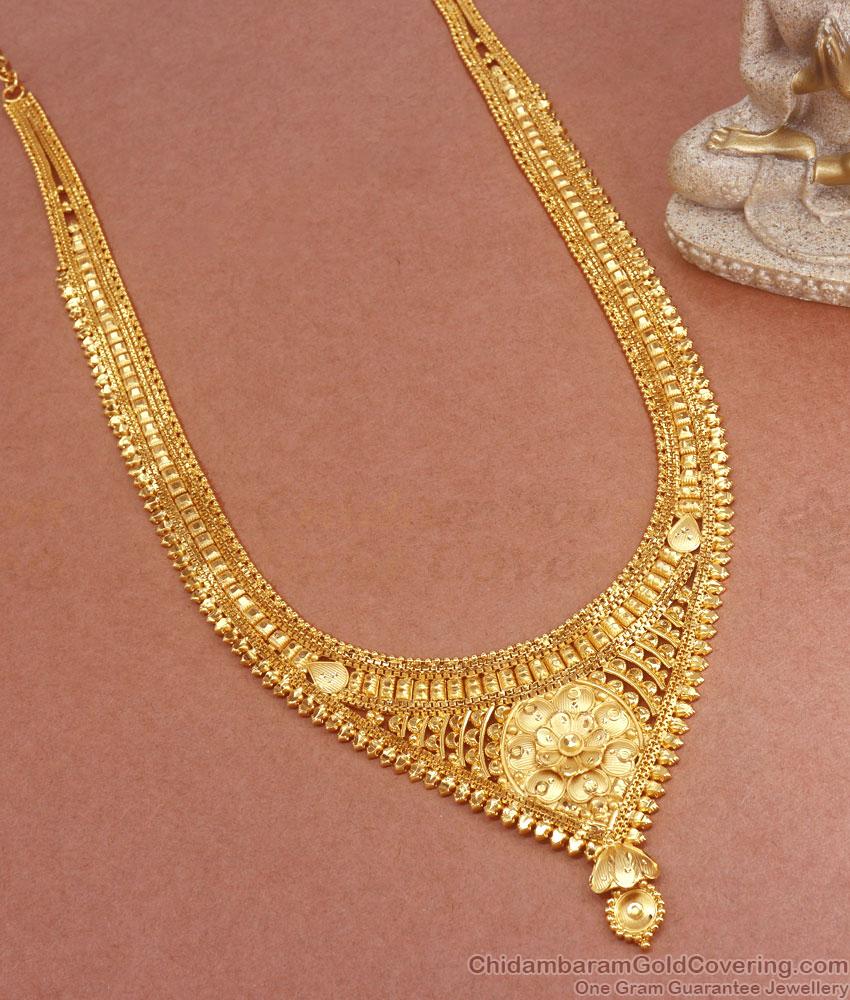 Grand 2 Gram Gold Haram Bollywood Bridal Collections Shop Online HR2848