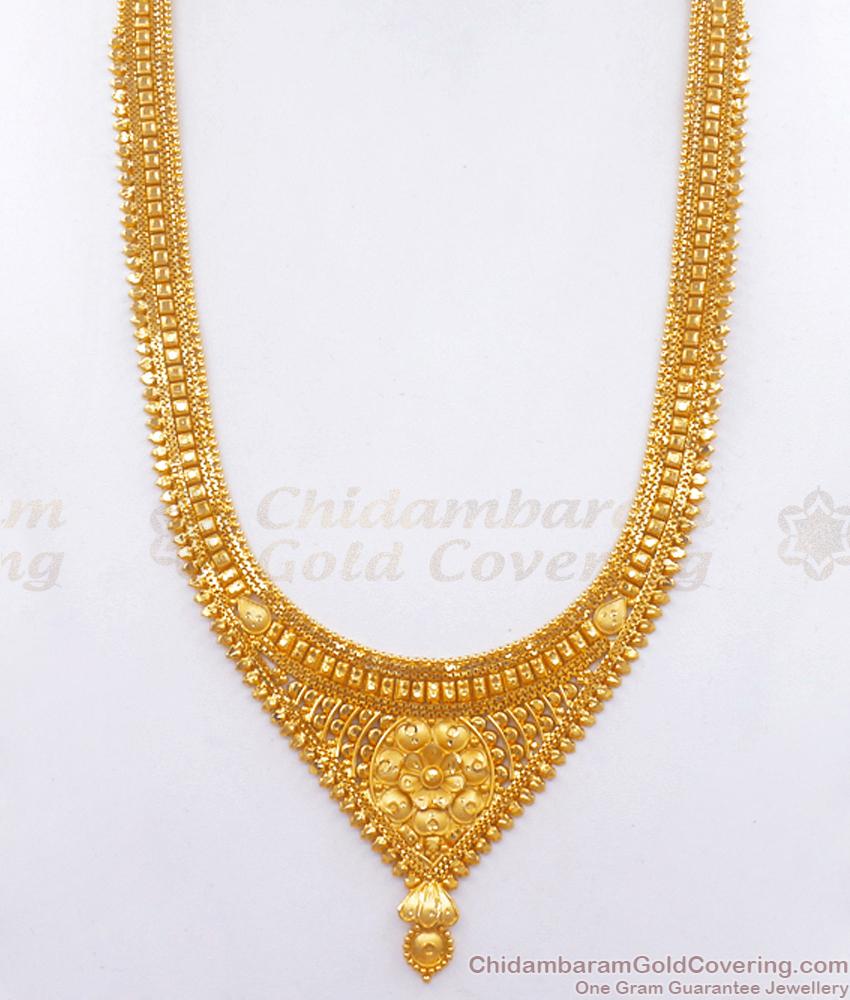 Grand 2 Gram Gold Haram Bollywood Bridal Collections Shop Online HR2848