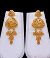 Grand 2 Gram Gold Haram Bridal Earring Combo Set Arabic Designs HR2860