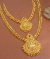 Latest Ruby Stone Gold Plated Haram Necklace Lakshmi Designs Collections HR2867