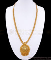 Simple Gold Plated Haram Floral White Stone Designs HR2872