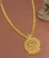 Womens Jewelry One Gram Gold Haram Floral Designs With Ruby Stone HR2875