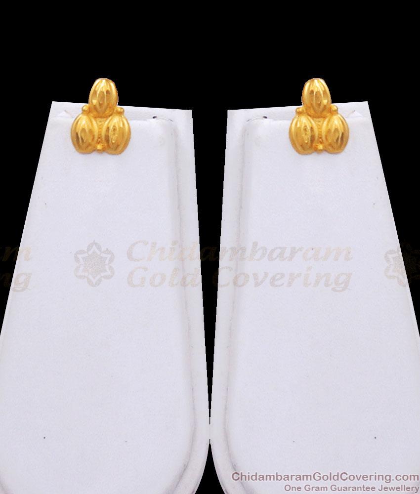 Latest Forming Gold Haram Earring Combo With Price Online HR2883