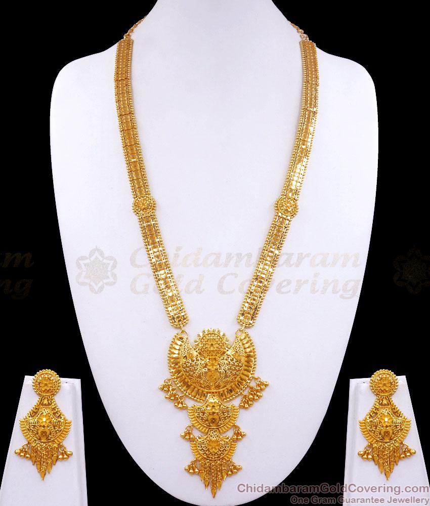 Turky Weddings 2 Gram Gold Haram Earring Combo Set Shop Online HR2886