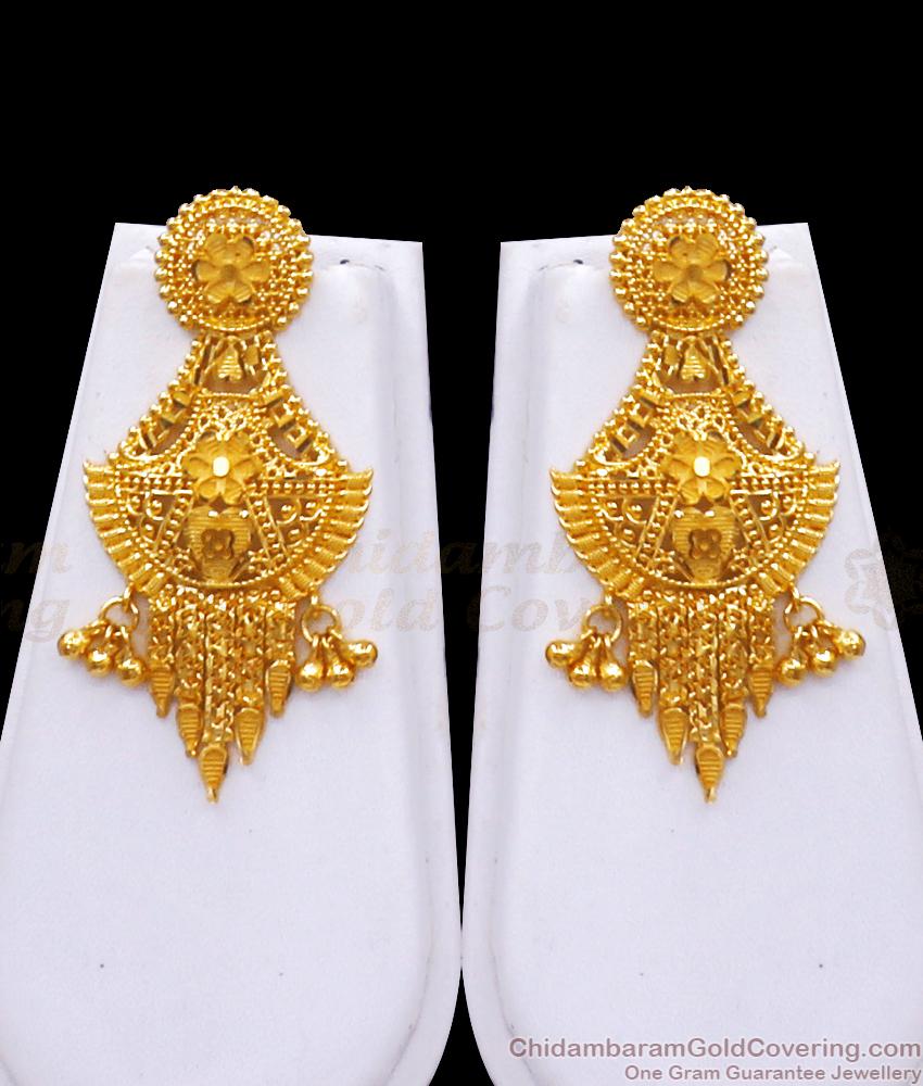 Turky Weddings 2 Gram Gold Haram Earring Combo Set Shop Online HR2886