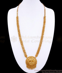 Plain Lakshmi Gold Haram Designs Online With Price HR2905 Plain Lakshmi Gold Haram Designs Online With Price HR2905