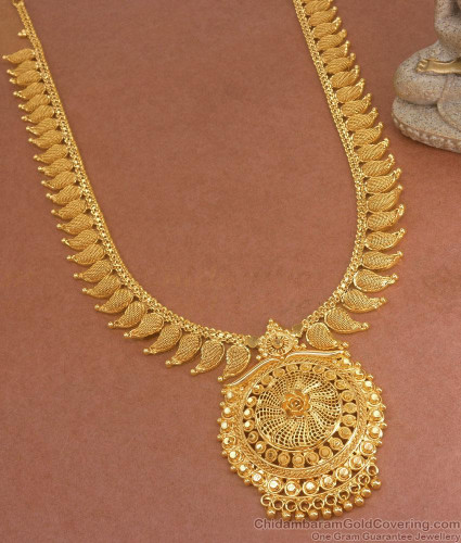 Trendy One Gram Gold Haram Net Pattern Mango Designs HR2907