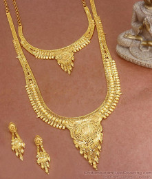 Latest Wedding Haram Forming Design Necklace Combo HR2915