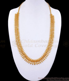 Lord Vishnu Sangu Design Gold Plated Haaram Shop Online HR2941 Lord Vishnu Sangu Design Gold Plated Haaram Shop Online HR2941