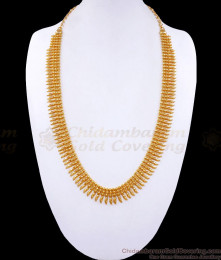 Pure Gold Tone Long Haram Mullaipoo Bridal Collection HR2943 Pure Gold Tone Long Haram Mullaipoo Bridal Collection HR2943