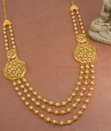 Two Gram Gold Step Haaram Arabic Bridal Designs HR2964