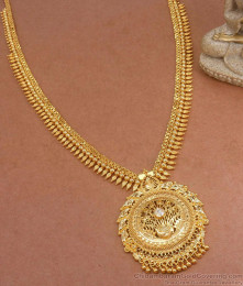 One Year Guarantee Imitation South Indian Necklace Traditional Beaded Haaram