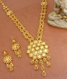 Premium Arabic Bridal Gold Haaram Designs Shop Online HR2995