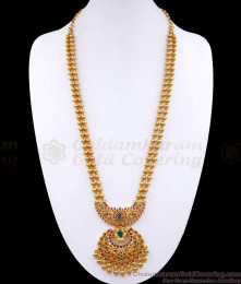 Buy Indian Jewelry Gold Imitation Long Haaram HR3006