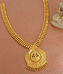 22K Gold Lakshmi Haram Latest Bridal Jewelry Design HR3026 22K Gold Lakshmi Haram Latest Bridal Jewelry Design HR3026