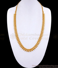 Plain Sangu Design Gold Plated Haram For Women HR3033 Plain Sangu Design Gold Plated Haram For Women HR3033