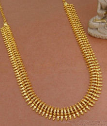 Bridal Wear Mullaipoo Gold Haram 2024 Plain Haram Designs HR3053