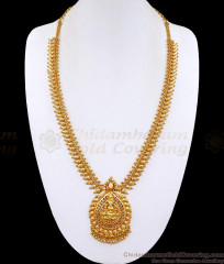 Traditional Lakshmi Design Gold Haram Wedding Collection HR3058 Traditional Lakshmi Design Gold Haram Wedding Collection HR3058