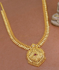 One Gram Gold Leaf Haram Ruby White Stone Imitation Jewelry HR3066 One Gram Gold Leaf Haram Ruby White Stone Imitation Jewelry HR3066